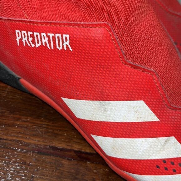 Red Adidas Predator Demonscale freak.3 laceless indoor soccer futbol shoes 4 - Picture 2 of 7